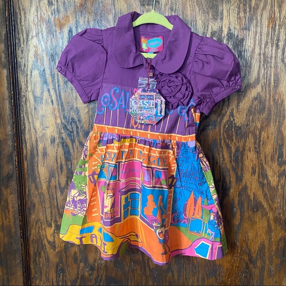 Cast collection Rosalita McGee city purple dress size 4 - Picture 1 of 14